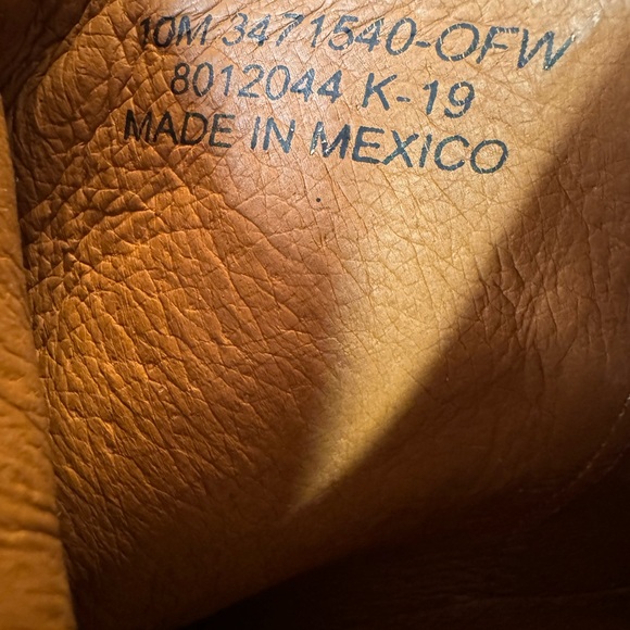 Frye Womens Carson Woven Boot Size 10 Ankle Booties Leather Western Off White - Picture 9 of 16